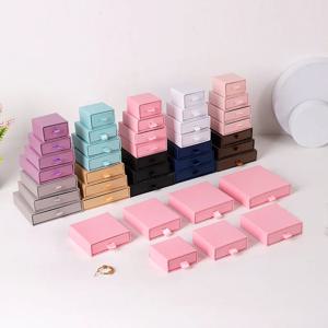 5pcs 주최자 여행 보석 케이스 상자 휴대용 선물 서랍 상자 스토리지 주최자 귀걸이 홀더 체인 목걸이 묵주
