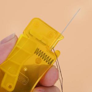 자동 바늘 실꿰기 간단한 실꿰기 바늘 DIY 스티치 삽입 도구 성인용 바느질 공예 키트 오래된 어린이 주부