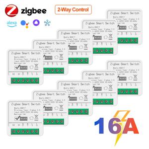 지그비 3.0 스마트 DIY 스위치 2웨이 모듈 제어 DIY 차단기 스마트 홈 앱 제어 Alexa, Google Home, Yandex Alice 연동