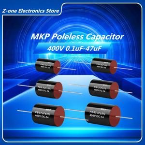 5pcs 0.22 미크로포맷-47 미크로포맷 400V SCR 폴리프로필렌 MKP 무극성 트위터 스피커 주파수 분배기 커패시터 400V2.2/3.3/4.7/6.8/10UF