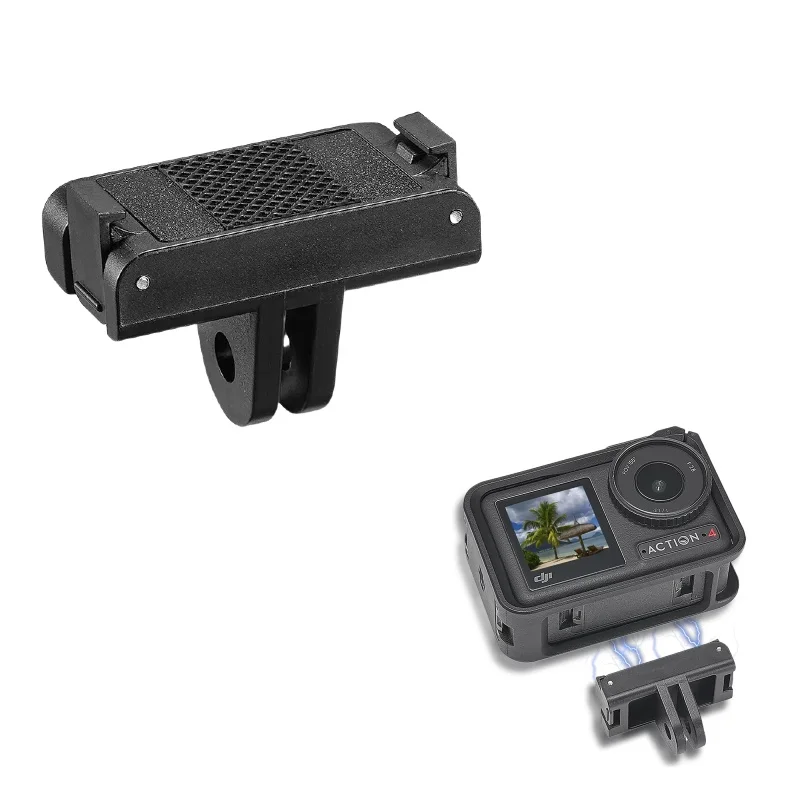 DJI OSMO Action 4 3 5 Pro 카메라 마그네틱 포크 어댑터 퀵 릴리스 어댑터 확장 마운트 베이스 액세서리 액세서리