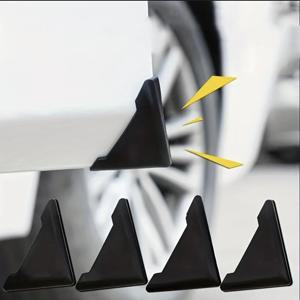 4pcs 실리콘 자동차 도어 코너 커버 충돌 방지 보호 장치 자동차 자동차 도어 범퍼 안티 스크래치 자동차 외관 액세서리 부품