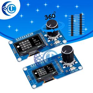 Arduino용 EC11 로터리 엔코더 모듈 IIC 인터페이스와 결합된 0.96/1.3인치 흰색 oled 디스플레이 화면