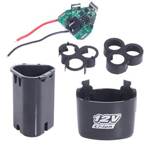 BMS 18650 리튬 박스 회로 팩 쉘 케이스 브래킷 핸드 드릴 전원 리튬 이온 배터리 보호 보드 3S 12V DC 전동 공구