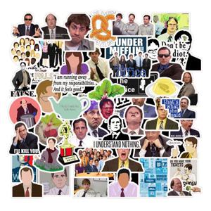 50PCS 재미 있은 TV 쇼 사무실 스티커 낙서 데칼 오토바이 여행 수하물 기타 스케이트 보드 만화 스티커 클래식 장난감
