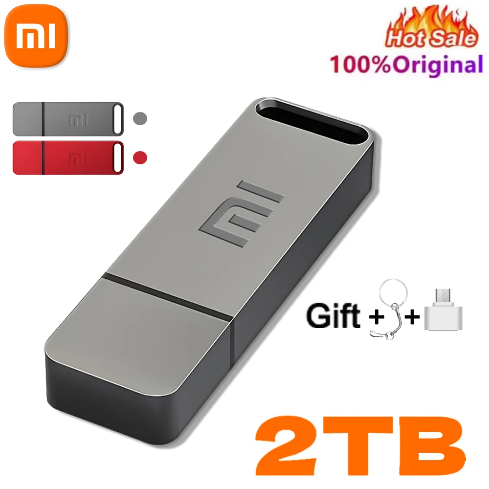 기존 Xiaomi 펜 드라이브 2 TB USB 3.0 플래시 메탈 드라이브 1TB 대용량 고속 전송 스토리지 방수 스토리지