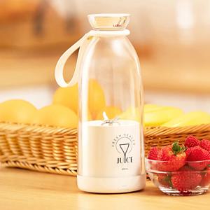 휴대용 juicer 신선한 주스 병 블렌더 플러스 500ml 무선 과일 믹서 6 블레이드 2400mAh 음식 밀크 쉐이크 아이스 크러시 컵