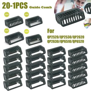 필립스 OneBlade 면도기 가이드용 1/2/3/5mm 부착 빗 트리머 클리퍼 QP2520 QP2530 QP2620용 빗 캘리퍼스 커터 헤드