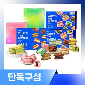 널담 고식이섬유 뚱카롱 마카롱8구+봄마카롱8구+뚱낭시에8개 4cm 크림