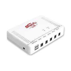 WiFi 라우터에 대한 도매 지능형 미니 UPS 24W 리튬 배터리 6000mAh 5V/9V/12V/19V/24V 백업 전원 공급 장치