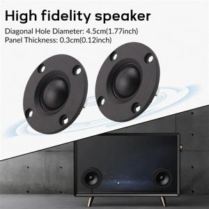 A92Z 트위터 스피커 6 옴 30W Hifi 소프트 돔 실크 필름 트레블 라우드 스피커 네오디뮴 이빨 방열판 2Pcs