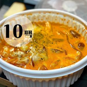 [10팩] [친구들 마라로제떡볶이] 밀떡 소시지 어묵 당면 푸주 로제육수까지 포함