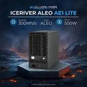 MM 2개 구매 시 1개 무료 제공 IceRiver AE1 Lite 300Mh/s 500W 마이닝 ALEO Miner