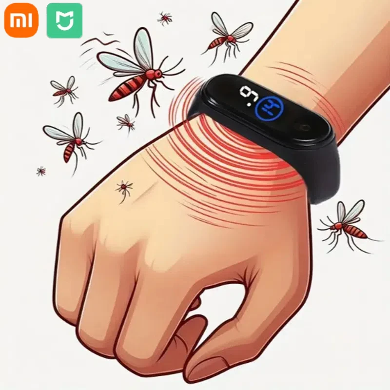 Xiaomi 모기 구충제 팔찌 물리적 초음파 비 화학 스포츠 모기 구충제 팔찌 홈 야외 남성 여성