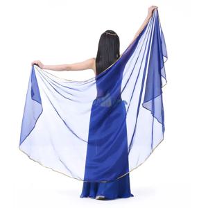 1pcs 여자 밸리 댄스 쉬폰 베일 댄스 댄스 의상 쉬폰 목도리 베일 250*120CM