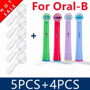 Oral-B 전동 칫솔 Fit Advance Power/3D Excel/Triumph/Pro Healt 용 4pcs 교체 어린이 어린이 칫솔 헤드
