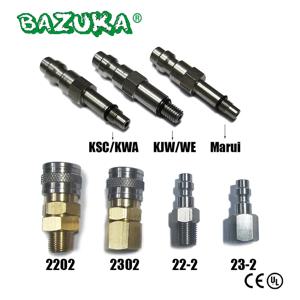 새로운 HPA 매거진 탭 밸브 어댑터 어댑터 Male Foster Quick Disconnect Coupler Marui KJW/WE KSC/KWA (US)