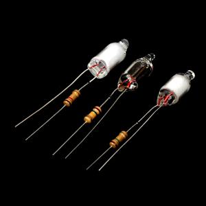 10 개/묶음 네온 전구 6x13mm 미니 네온 표시등 저항기 220V 레드, 블루, 그린