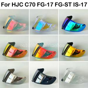HJC C70 FG-17 FG-ST IS-17 오토바이 헬멧 바이저 Uv 보호 Casco Moto Visera Sunshield 용 HJ20M 헬멧 쉴드