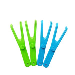 치실 홀더 보조 재사용 가능한 구강 위생 치아 선택 Flosser 교체 가능한 랙 치간 치아 미백 청소 도구 관리