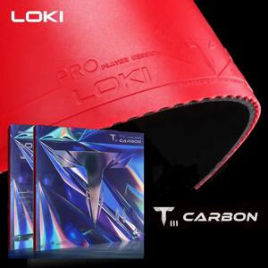 LOKI T3 떫은맛 고무 ITTF 승인 카보 스폰지 탁구 고무 Pips-in 빠른 공격을 위한 단단한 끈적이지 않는 탁구 고무