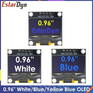 0.96 인치 IIC SPI 직렬 7/4Pin 흰색/파란색/노란색 파란색/노란색 OLED 디스플레이 모듈 SSD1306 12864 Arduino 용 LCD 스크린 보드