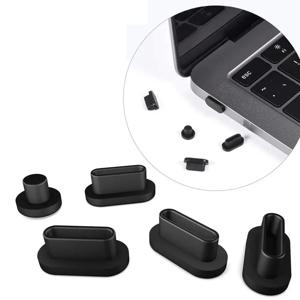 Macbook Pro Air 용 소프트 실리콘 13 15 16 M1 M2 M3 A2442 A2485 A2992 A2179 A2338 A3113 A3114 먼지 플러그 USB 포트 방진 플러그