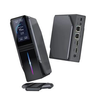 S1 미니 PC 데스크탑 게임 Windows 11 Intel 12th Alder Lake N100 WiFi 5 듀얼 LAN 지원 M.2 SATA 듀얼 Sreens 미니 컴퓨터