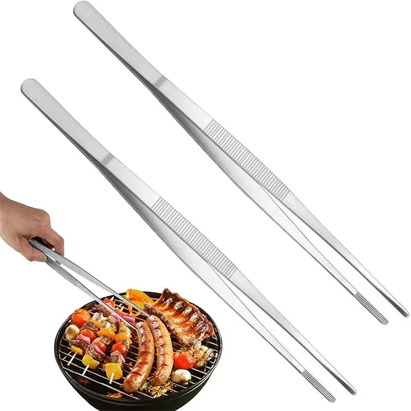 다기능 바베큐 집게 음식 집게 음식 클립 주방 가제 스테인레스 스틸 Churrasco 족집게 클립 뷔페 바베큐 도구
