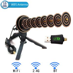 16dBi 2.4GHz WIFI Yagi 지향성 안테나 USB 무선 어댑터 노트북 데스크탑 pc 장거리 신호 수신 또는 전송