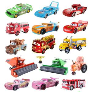 디즈니 픽사 자동차 2 장난감 번개 맥퀸 오리지널 미니 레이싱 카 1 3 Dinoco Racers 컬렉션 다이캐스트 금속 모델 키즈 선물
