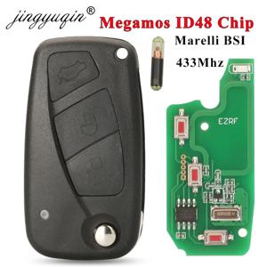 Jingyuqin-원격 키 Fob, 433MHz 메가모스 ID48, 피아트 브라보 리네아 스티로 푼토 두카토 Ypsilon 데일리 푸조 복서 시트로엥 점퍼