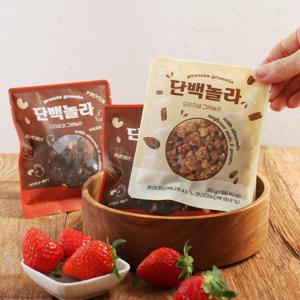 단슐랭 단백놀라 프로틴 그래놀라 시리얼 오리지널 30g x 10개