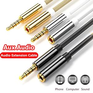 3.5mm 잭 Aux 케이블 헤드폰 용 오디오 연장 케이블 휴대 전화 용 스피커 연장 코드 자동차 PC 증폭기 MP3/MP4 플레이어