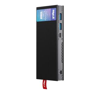 MeLE 팬리스 미니 PC 스틱 N100 8GB 128GB 256GB, 미니 컴퓨터 듀얼 HDMI, WiFi5 기가비트 이더넷, USB Type-C PD3.0 PCG02 Pro