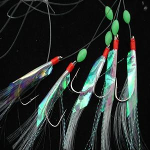 5 개/대 멀티 컬러 소프트 Silverskin 낚시 미끼 세트 다양한 물고기를위한 크리스탈 가시 후크와 모조 물고기 새우 미끼