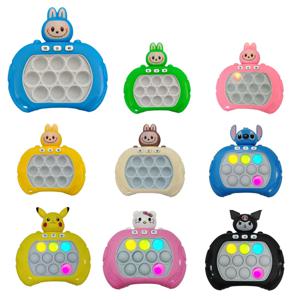 Sanrio Stitch 어린이를 위한 빠른 푸시 버블 게임 기계, 재미있는 Whac-A-Mole 압착기, 안티 스트레스 감각 Fidget 장난감, 새로운 선물