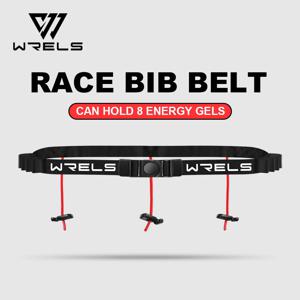 WRELS 야외 러닝 허리 벨트 남여 트라이 애슬론 마라톤 레이스 번호 벨트 러닝 야외 스포츠 체육관 피트니스 스포츠 액세서리