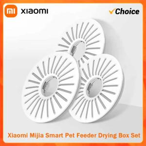 원래 Xiaomi Mijia 스마트 애완 동물 피더 건조 상자 세트 Xiaomi 애완 동물 피더 3PCS에 대한 Mijia APP 스마트 알림에 연결