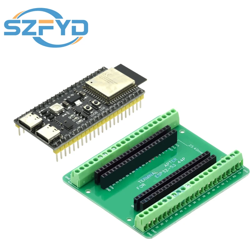 확장 어댑터 키트가 포함된 ESP32 S3 개발 보드 2.4G Wifi BT 모듈 ESP32-S3-1 N8R2/8 N16R8 44Pin Type-C ESP32-S3