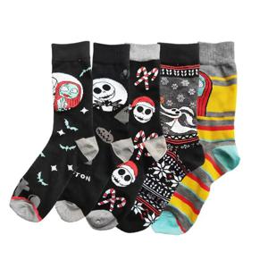 코스프레 크리스마스 전의 악몽 잭 Skellington 샐리 성인 남녀 의상 액세서리 양말 할로윈 소품