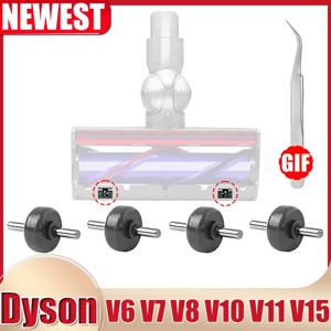 다이슨 V6 V7 V8 V10 V11 V15 DC58 DC59 DC62 다이렉트 드라이브 클리너 헤드용 밑판 휠, 소프트 롤러 헤드용 아님