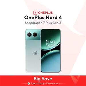 5G OnePlus Nord 4 스마트폰, 100W 고속 충전, Snapdragon 7 Gen 3 6.74 인치 120Hz OLED 디스플레이, 50MP 카메라 NFC 글로벌 버전