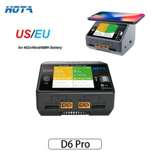 HOTA D6 Pro EU/US AC 200W DC 650W 15A 2X325W 2X15 Rc 드론 예비 부품 용 스마트 배터리 충전기 방전기 Lipo 충전기