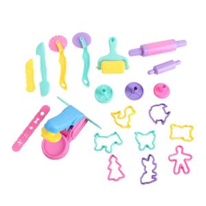어린이용 미니 크리에이티브 3D 플라스티신 몰드, 교육용 DIY 모델링 클레이 액세서리, 동물 몰드, 무작위 색상, DIY 반죽 도구 키트