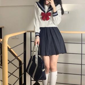 일본 JK 유니폼 정통 기본 스타일 선원 복장 간사이 칼라 대학 스타일 정장 코스프레 학교 학생 의류 유니폼
