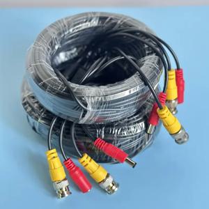 5-30M BNC+DC 커넥터 2 in 1 BNC CCTV 케이블 동축 비디오 전원 AHD 카메라 케이블(DVR 시스템용)