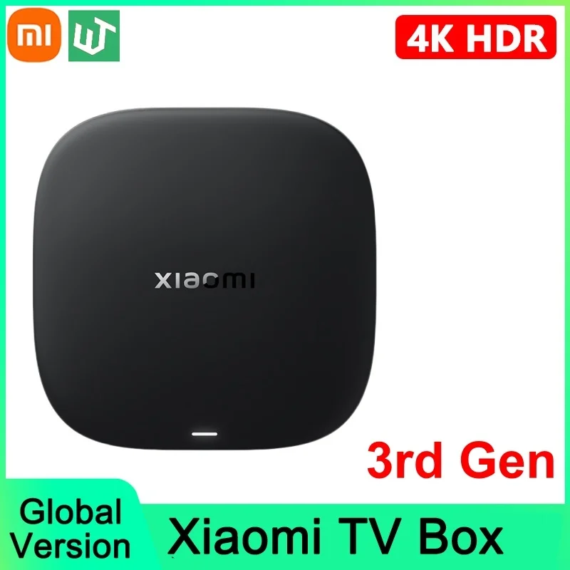 글로벌 버전 Xiaomi TV Box S 3세대 4K Ultra HD Bluetooth 5.2 Wifi6 32GB ROM Google TV Google Assistant 스마트 미디어 플레이어