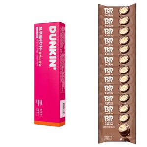 배스킨라빈스 엄마는 외계인 초코볼, 32g, 12개 + 던킨 브루클린가든 20캡슐(네스프레소 호환)