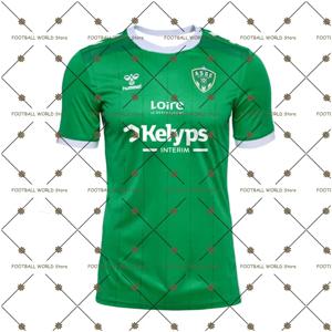 24-25 Saint Etienne 유니폼 ASSE11 Alder 18 Cafaro 홈 축구 유니폼 축구 유니폼 남성용 아동 훈련 유니폼
